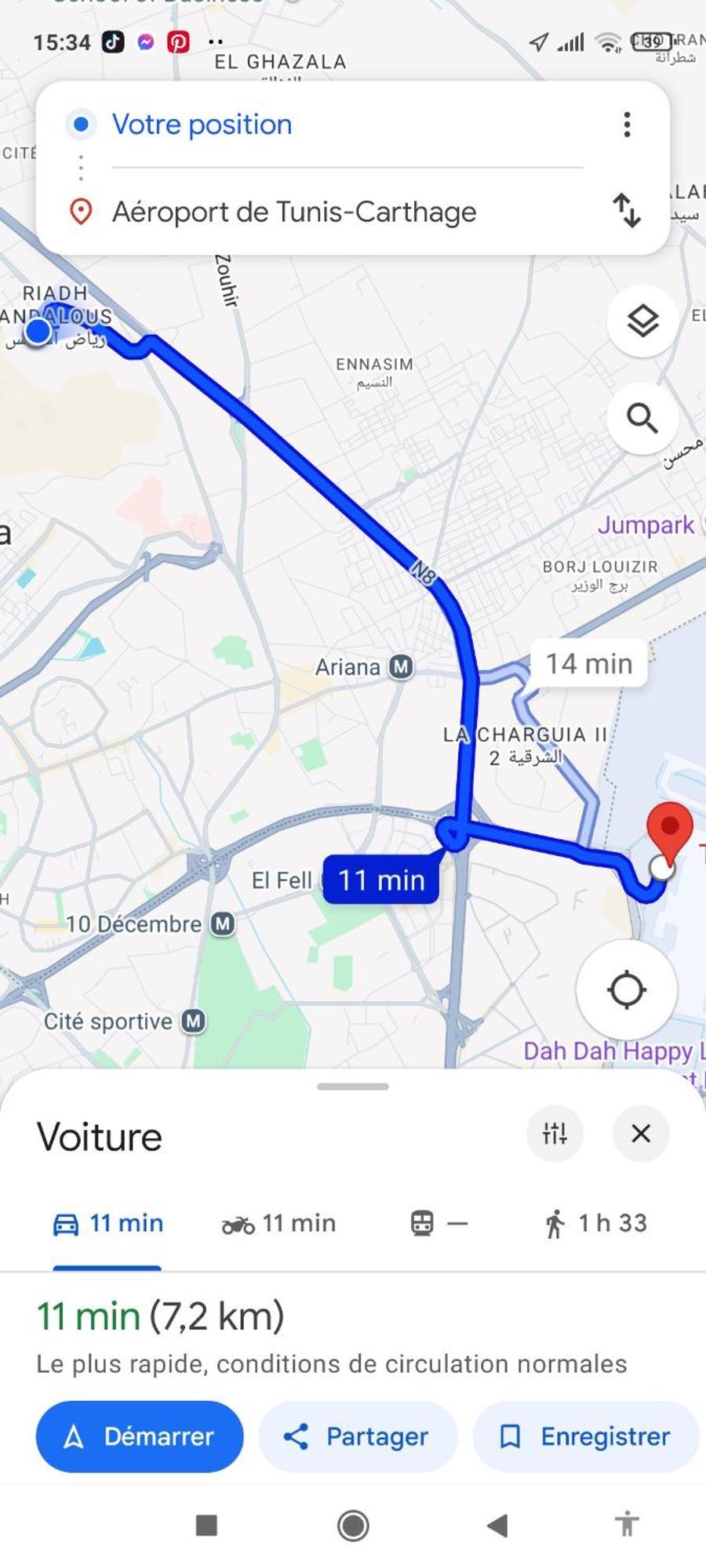 Etage De Villa Avec Jardin, Pres De L'Aireport Et Parking Prive Arjána Kültér fotó